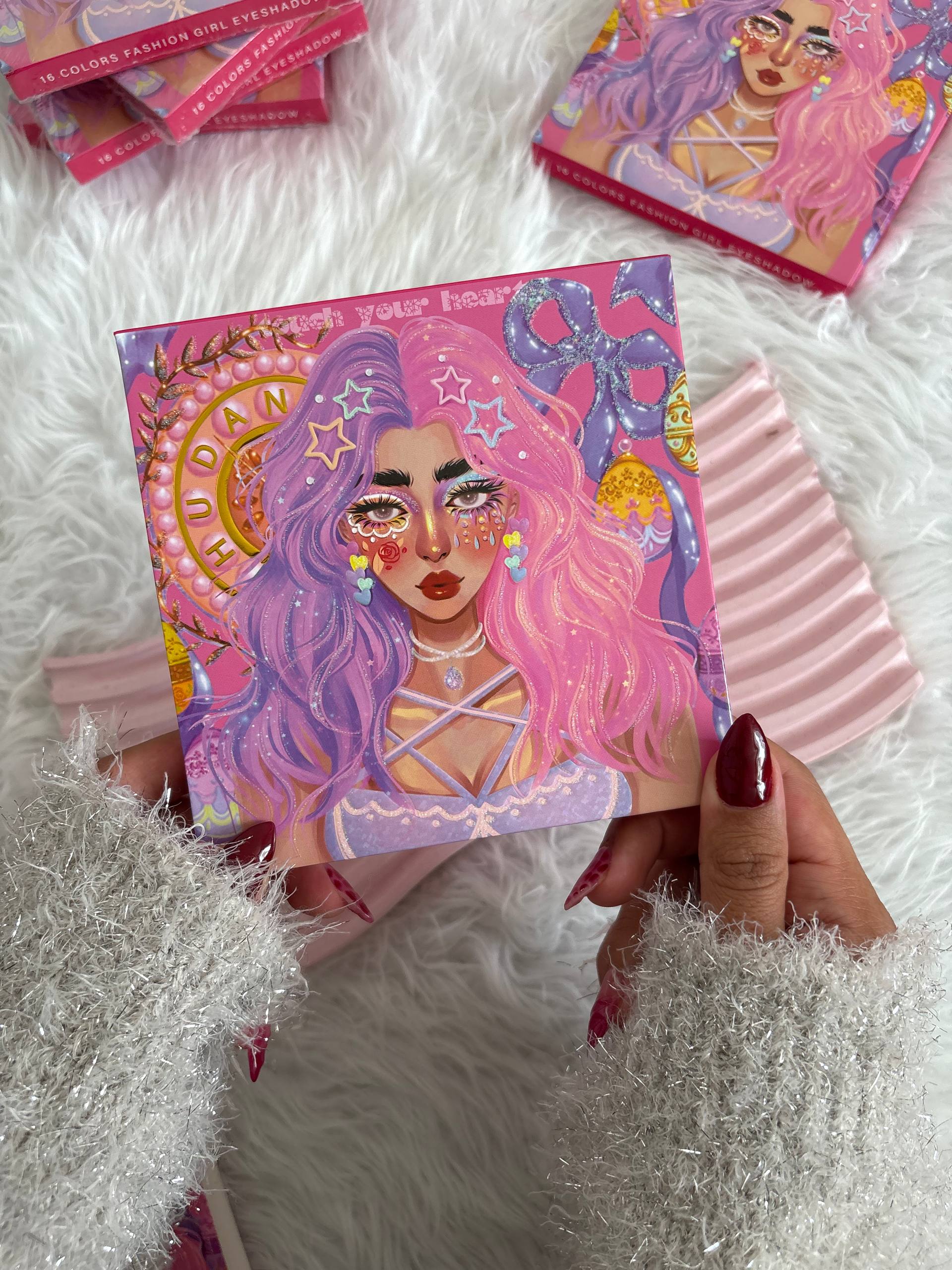 الت سایه چشم ۱۶ رنگ فانتزی مدل Fashion Girl